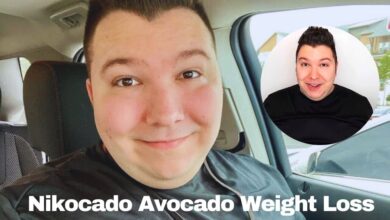 Nikocado Avocado's Weight Loss