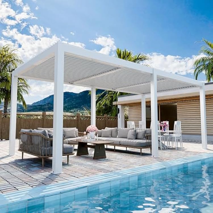 The Benefits of Installing a Motorized Louvered Pergola in Your Backyard